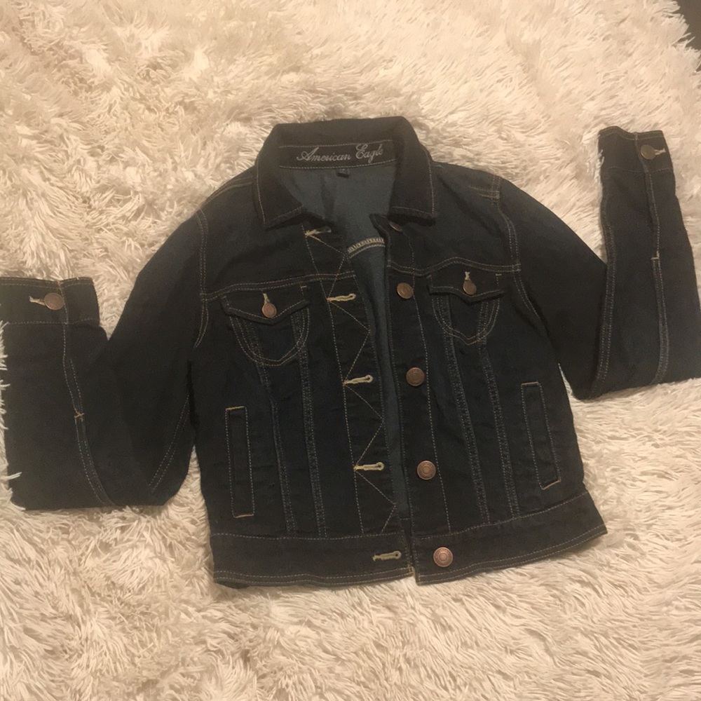 American Eagle Dark Wash Jean Jacket